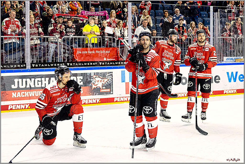 PENNY DEL Viertelfinale Spiel 6;  Koelner Haie - Adler Mannheim; Koeln, 26.03.2023